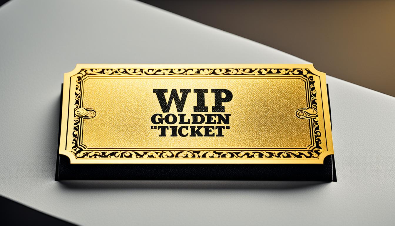 VIP event tickets